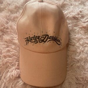 Pink Harley Davidson baseball cap